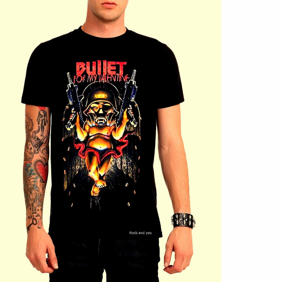 Bullet For My Valentine BFMV metal rock Official T-Shirt XL NWT - Picture 1 of 2